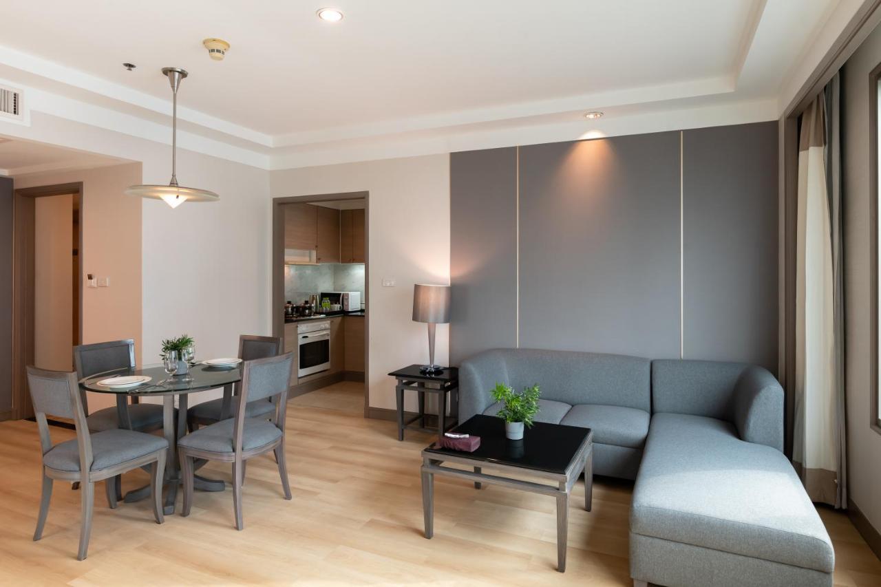 曼谷茉莉城市酒店【SHA Plus+】 外观 照片 A living room in a serviced apartment in Munich, Germany